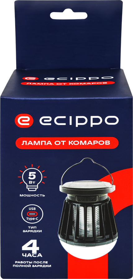 Лампа-отпугиватель комаров ECIPPO солнечная батарея+USB, Арт. MK15-6057M, превью