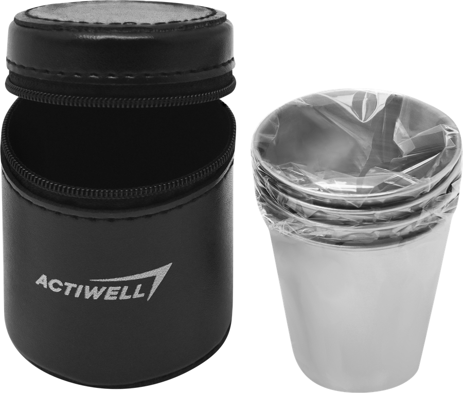 Набор стопок ACTIWELL в чехле, нержавеющая сталь, Арт. GV88160813-012, 4шт, предпросмотр