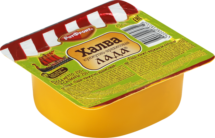 Халва ЛАДА кунжутно-арахисовая, 250г, предпросмотр