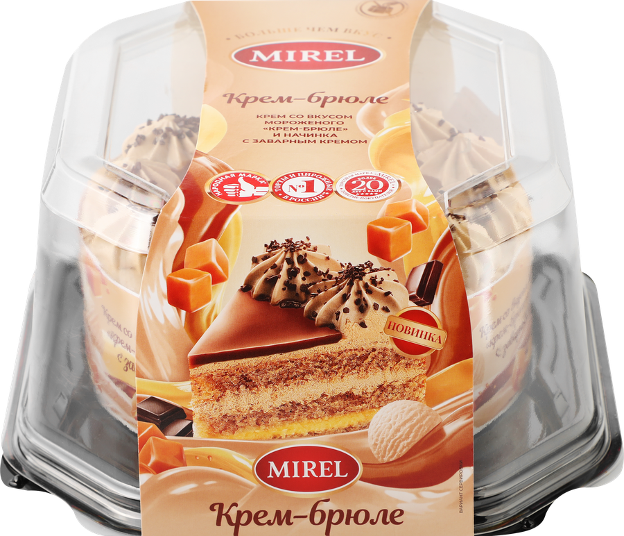 Торт MIREL Крем-брюле, 650г, превью