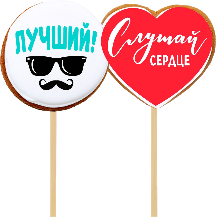 Пряник ПЕКАРНЯ SOFI Праздничная коллекция, на палочке, 30г, превью