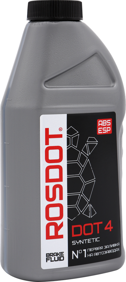 Тормозная жидкость ROSDOT DOT4, 455г, превью