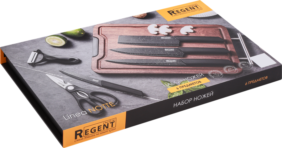 Набор ножей REGENT INOX Linea Moka, 6 предметов, Арт. 72-205, предпросмотр