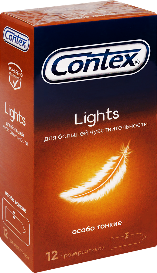 Презервативы CONTEX Lights, 12шт, превью