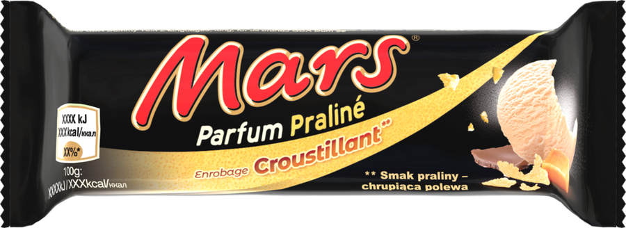 Мороженое MARS с карамелью в глазури, без змж, батончик, 41г, превью
