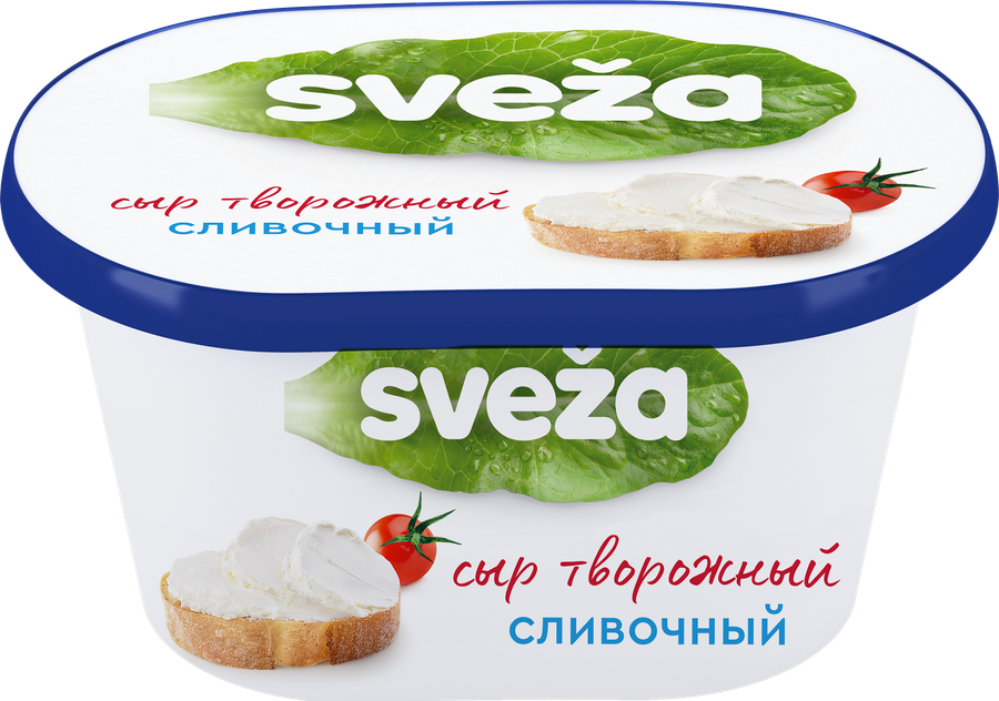 Сыр творожный SVEZA Сливочный 60%, без змж