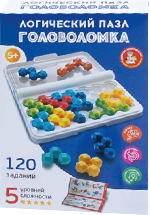 Игра логическая ДЕСЯТОЕ КОРОЛЕВСТВО головоломка-пазл, в ассортименте, превью
