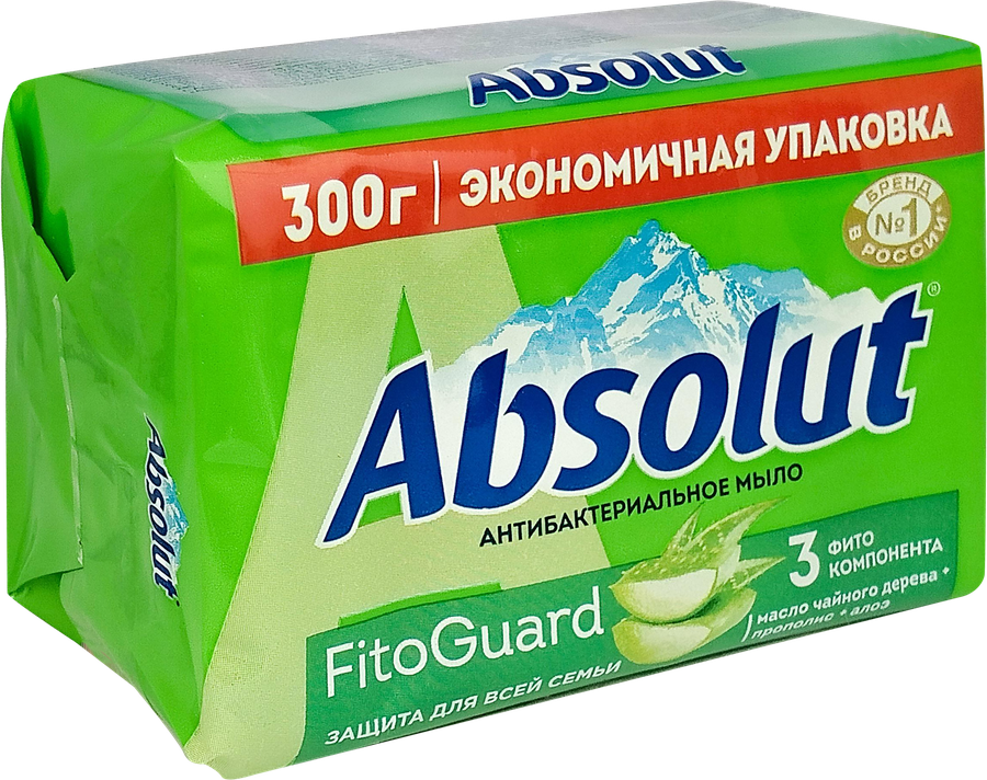 Мыло туалетное ABSOLUT FitoGuard Алоэ, 300г, превью