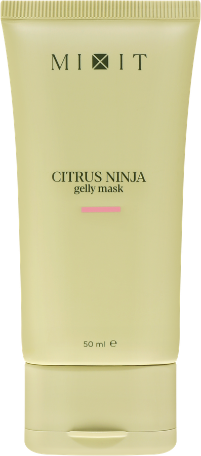 Маска для лица и кожи вокруг глаз MIXIT Citrus ninja gelly mask противоотечная, 50мл, превью