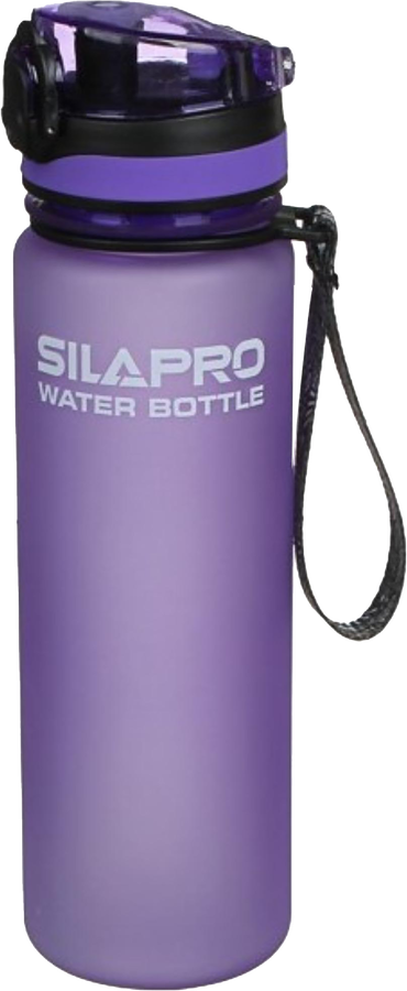Бутылка спортивная для воды SILAPRO 600мл, с поильником, 4 цвета, превью