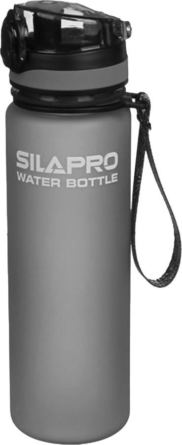 Бутылка спортивная для воды SILAPRO 600мл, с поильником, 4 цвета, превью