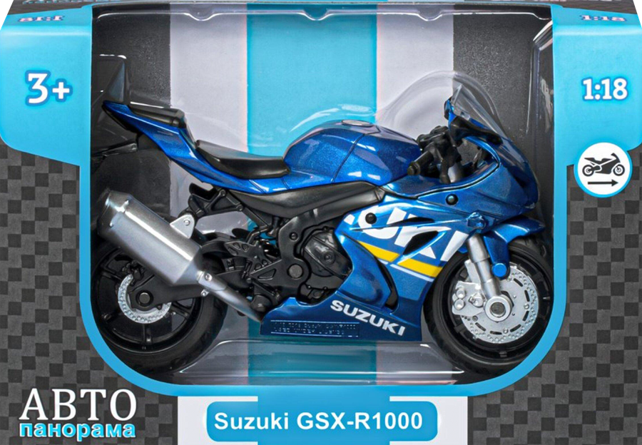 Игрушка АВТОПАНОРАМА транспорт в ассоритменте 1:18, металл, превью