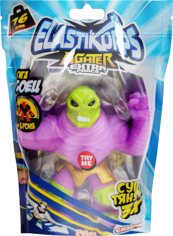 Фигурка-тянучка ELASTIKORPS Fighter, Extra force со съемной броней, Арт. EK16FL-Л, превью
