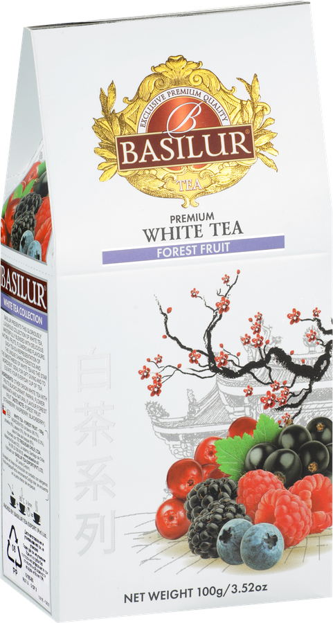Чай белый BASILUR со вкусом Лесные ягоды, 100г, превью
