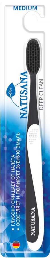 Зубная щетка NATUSANA Deep clean medium, превью