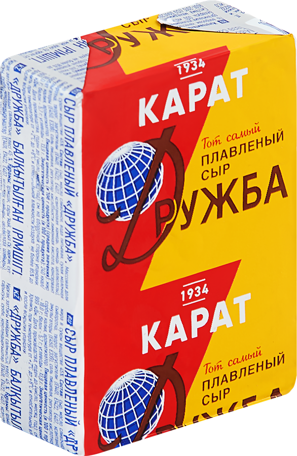 Сыр плавленый КАРАТ Дружба 45%, без змж, 90г, превью
