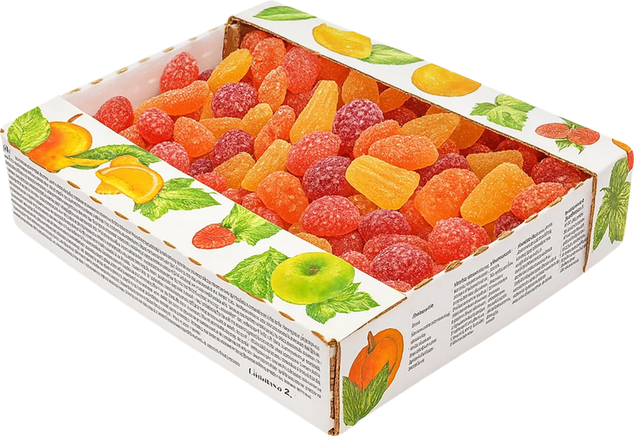 Мармелад желейный АЗОВСКАЯ КФ Ассорти фруктово-ягодный микс, 1кг, предпросмотр