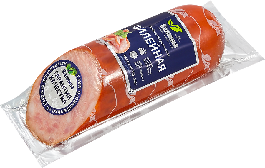 Колбаса полукопченая КАЛИНКА Филейная, 330г, превью