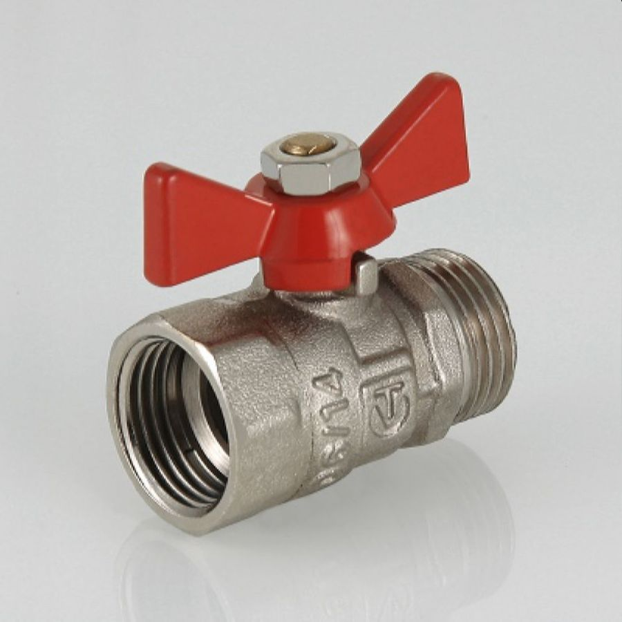 Кран шаровый латунь никелированный VALTEC COMPACT VT.093 3/4", превью
