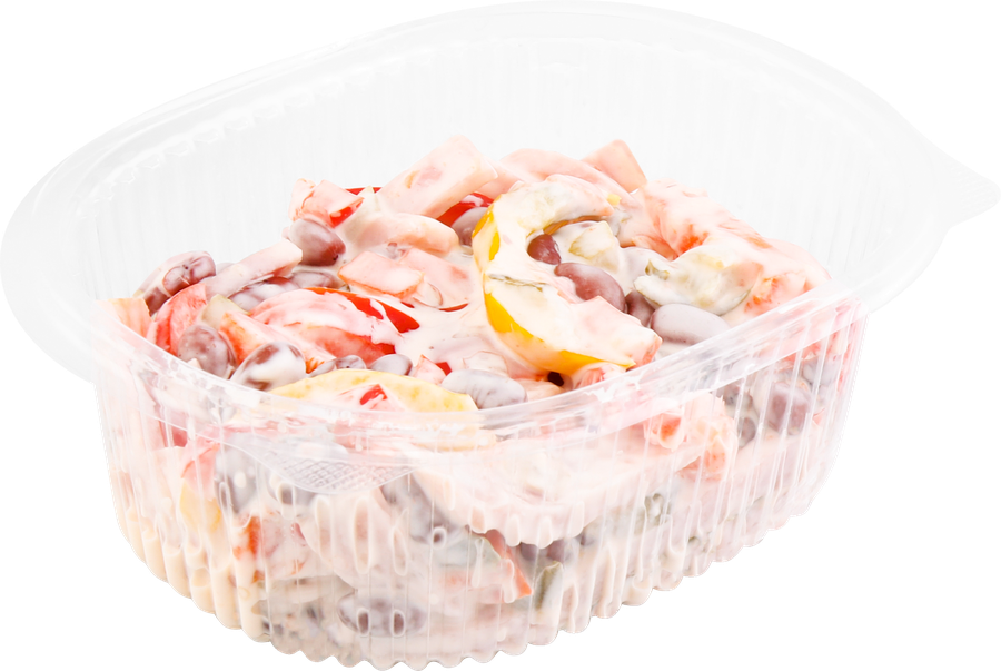 Салат ЛЕНТА FRESH Немецкий с ветчиной и жаренным луком, весовой, превью