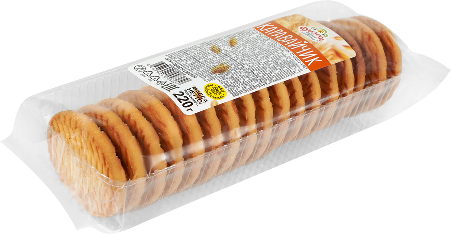 Печенье сдобное ДЫМКА Каравайчик, 220г, превью