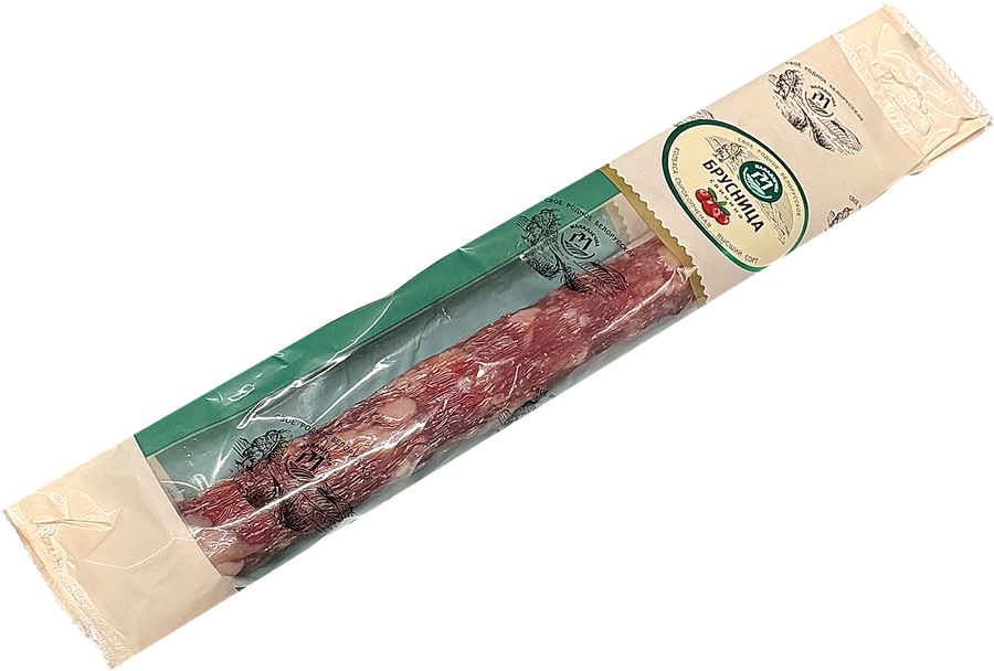 Колбаса сырокопченая МАЛАДЗЕЧНА Салями Брусница мясная, высший сорт, 195г, превью