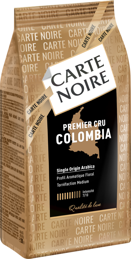 Кофе молотый CARTE NOIRE Premier Cru Colombia натуральный жареный, 200г, предпросмотр