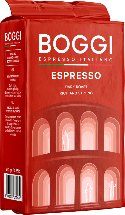 Кофе молотый BOGGI Espresso натуральный жареный, 250г, предпросмотр