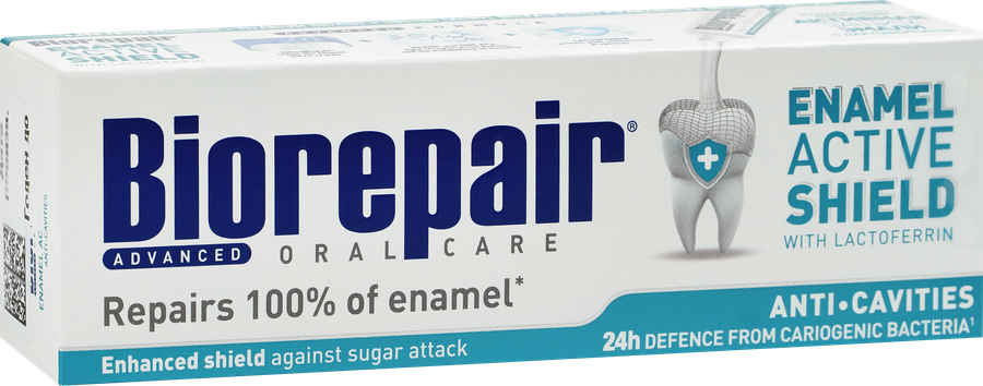 Зубная паста BIOREPAIR Active shield Защита эмали, 75мл, превью