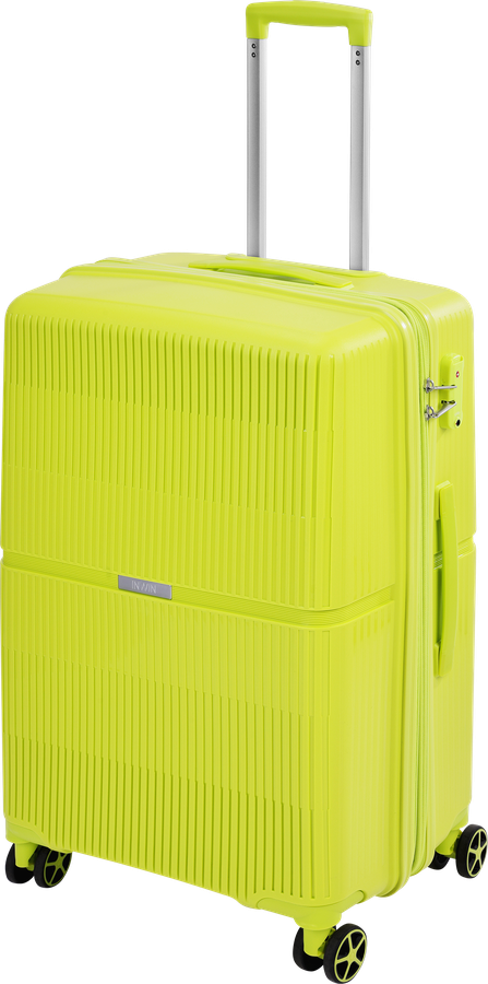 Чемодан INWIN Trolley case 24", цвет лайм, Арт. MS-2713, превью