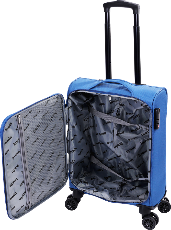 Чемодан INWIN 20", голубой, Арт. L19022, предпросмотр