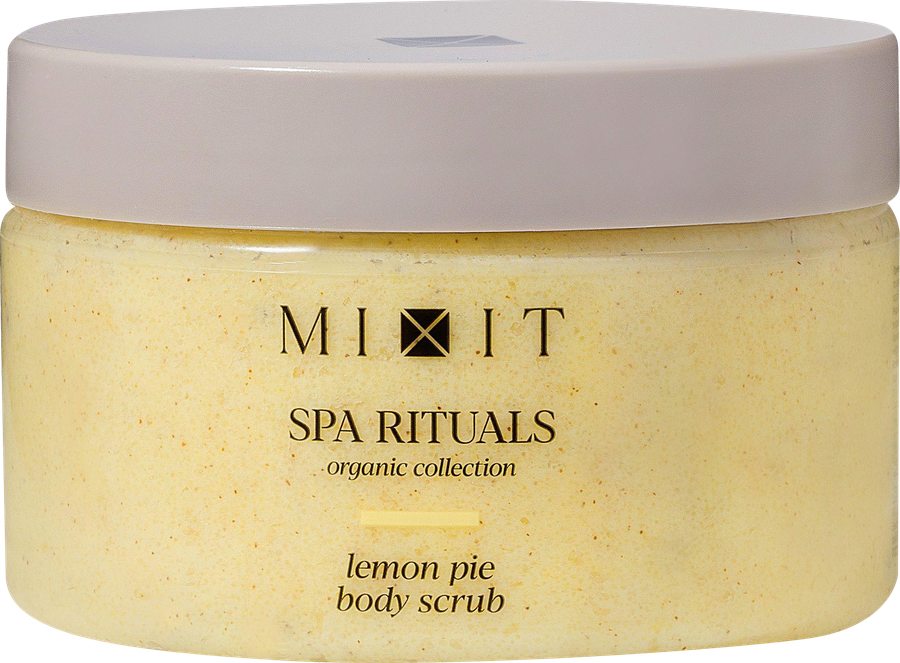 Скраб-бальзам для тела MIXIT Spa rituals соляной с ароматом лимонного пирога, 300мл, предпросмотр