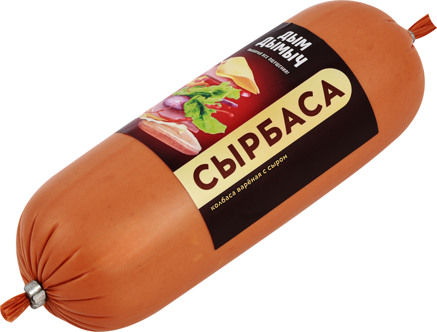 Колбаса вареная ДЫМ ДЫМЫЧ Сырбаса с сыром, 400г, предпросмотр