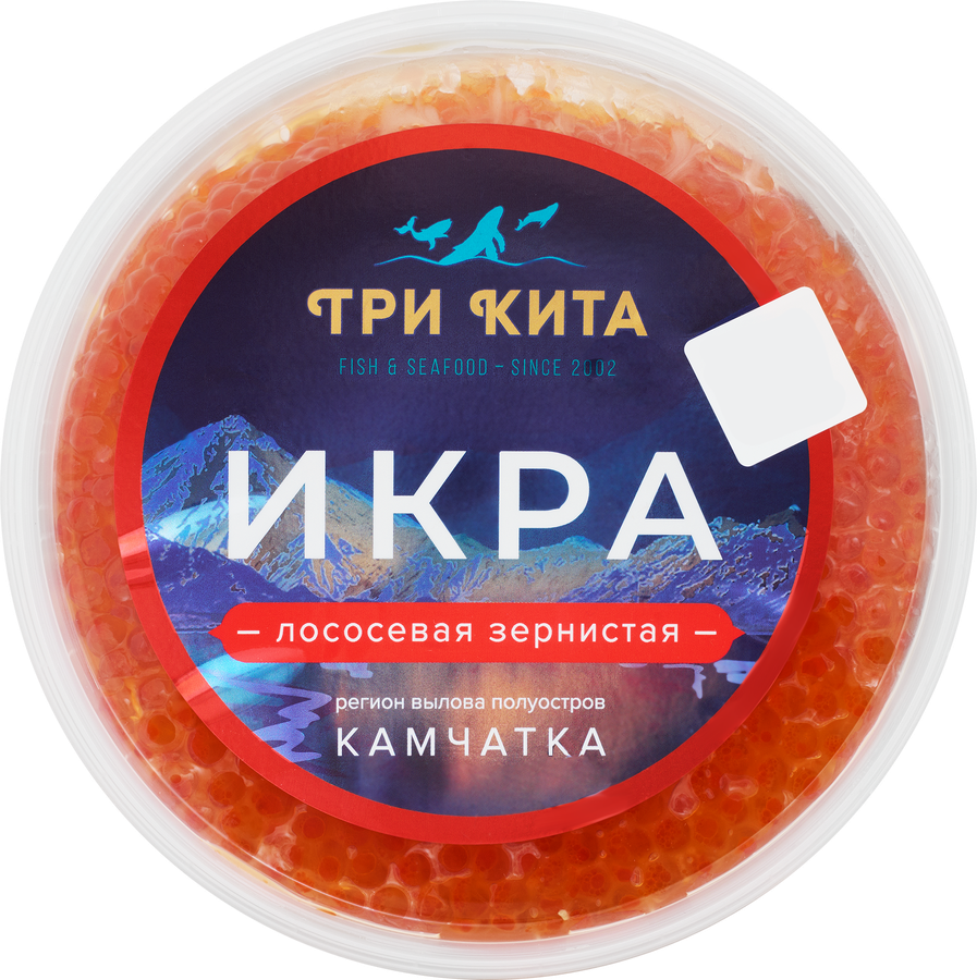 Икра кеты ТРИ КИТА зернистая, 400г, предпросмотр