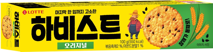 Печенье LOTTE Harvest Original c кунжутом, 100г, превью
