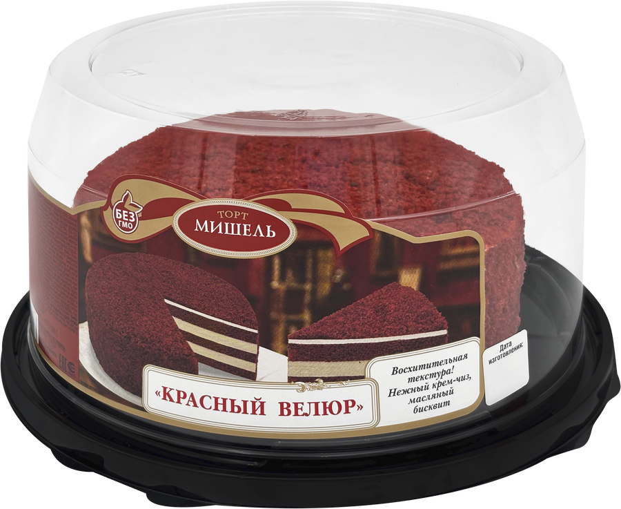 Торт МИШЕЛЬ Красный велюр, 600г, превью