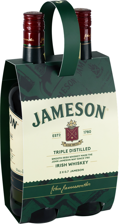 Промо-набор JAMESON Виски Ирландский купажированный 40%, 2х0.7л, превью