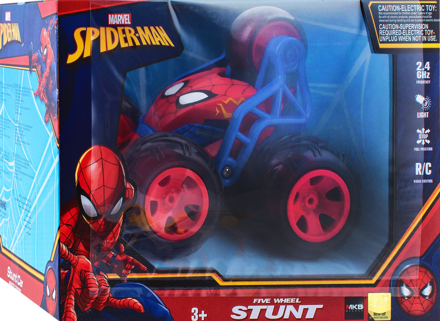 Машинка KIDDIEPLAY Spider Man на радиоуправлении, Арт. KPL2002, предпросмотр