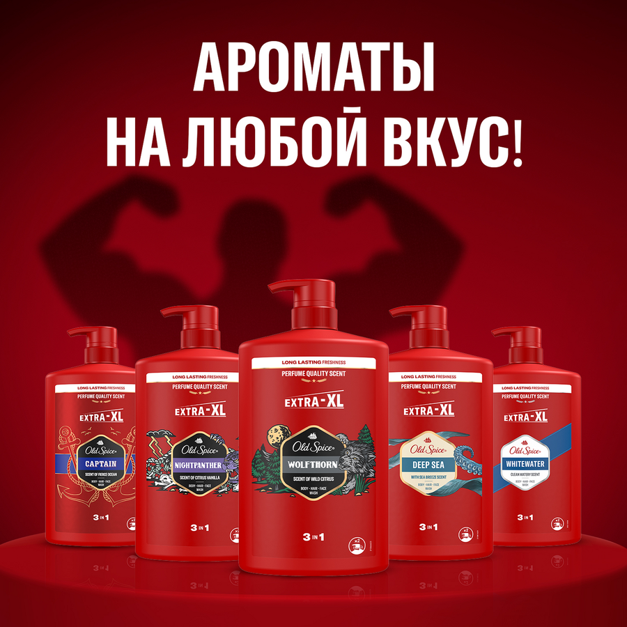 Гель для душа+Шампунь OLD SPICE Wolfthorn, 1000мл, превью