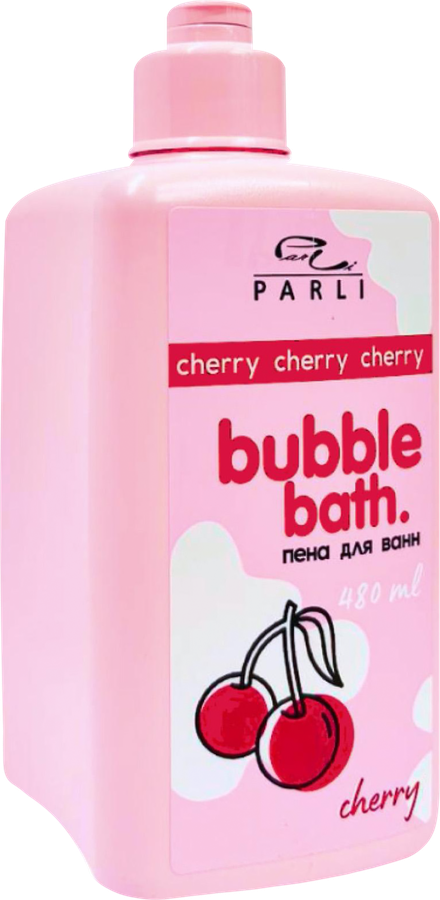 Пена для ванн PARLI COSMETICS Bubble bath Cherry, 480мл, превью