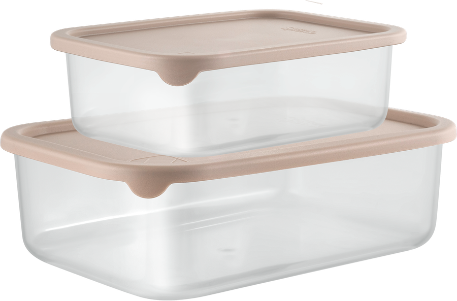 Контейнер для продуктов SUGAR&SPICE Vanilla,&nbsp;с&nbsp;гибкой&nbsp;крышкой, 0.5л, 1л, Арт. SE1671_Л, 2шт, превью