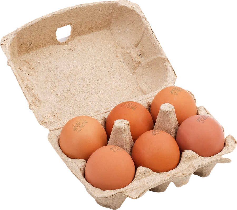 Яйцо куриное ЛЕНТА FRESH Фермерское С1, 6шт, превью