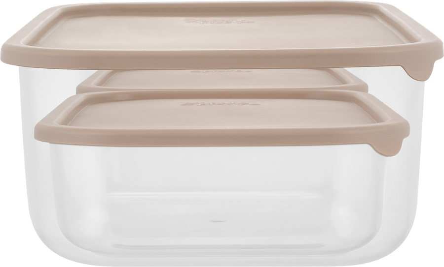 Контейнер для продуктов SUGAR&SPICE Vanilla,&nbsp;с&nbsp;гибкой&nbsp;крышкой, 4.5л, 1лх2шт, Арт. SE1678_Л, 3шт, превью