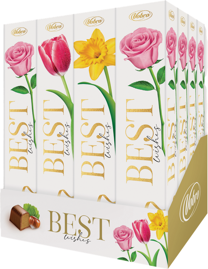 Конфеты VOBRO Choco Party Best Wishes, 75г, предпросмотр