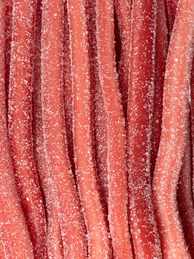 Мармелад жевательный BEBETO Wacky sticks fizzy strawberry pencils со вкусом клубники, 160г, превью