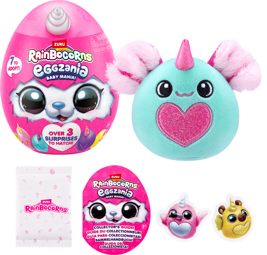 Набор игровой ZURU Rainbocorns Eggzania Baby Mania, предпросмотр