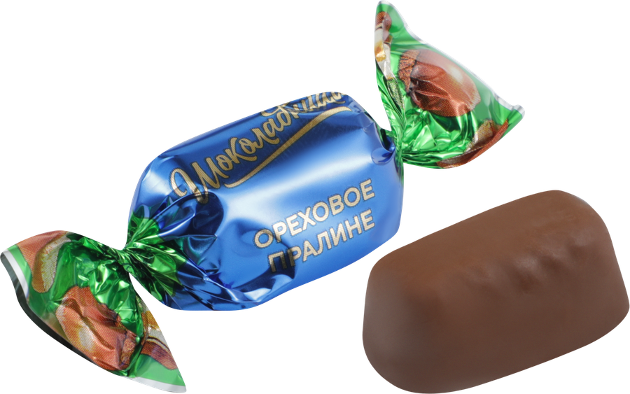 Конфеты ШОКОЛАДНИЦА пралине в молочной шоколадной глазури, предпросмотр