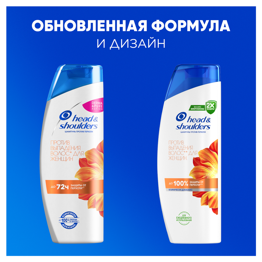 Шампунь HEAD&SHOULDERS Против выпадения волос, 360мл, предпросмотр