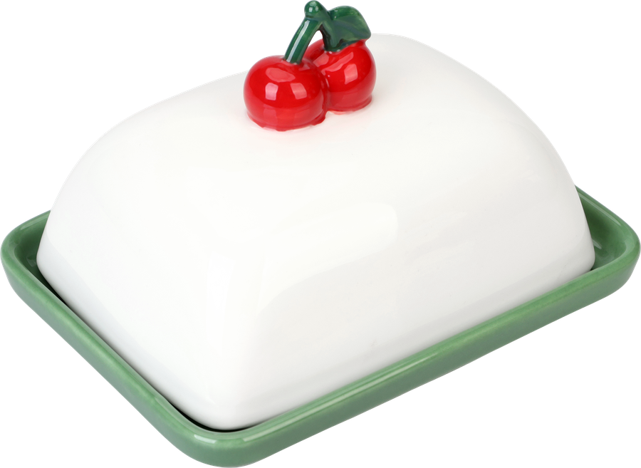 Масленка HOMECLUB Juicy, 14см, фарфор, Арт. EL256329, предпросмотр