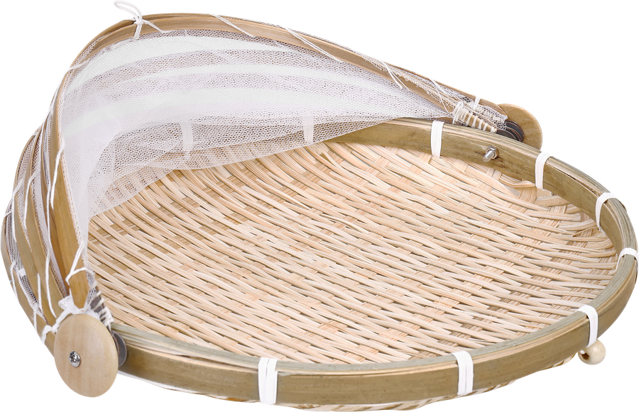 Корзина для фруктов HOMECLUB Rustic, 30см, бамбук, полиэстер, Арт. CS78, предпросмотр